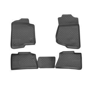 GMC Sierra 1500 Floor Mats - Omac - Rubber TPE - Black - '14-'19